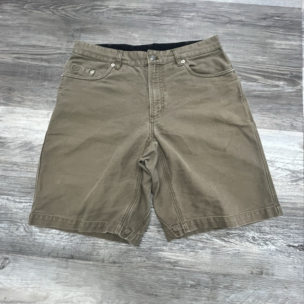 Exofficio‎ Shorts Mens 32 Cargo Canvas Twill Cotton Hiking Outdoors Brown Loose